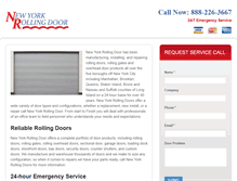 Tablet Screenshot of newyorkrollingdoor.com